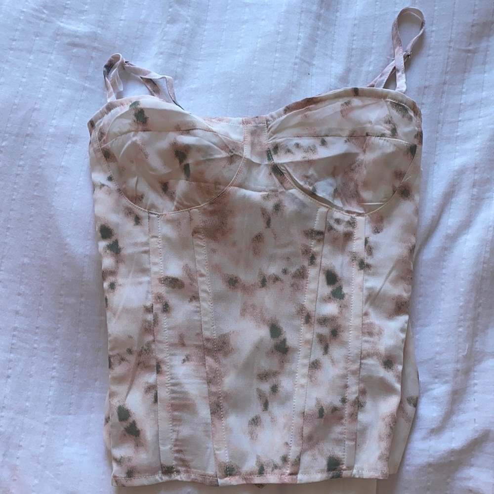 Corset top from pretty little thing